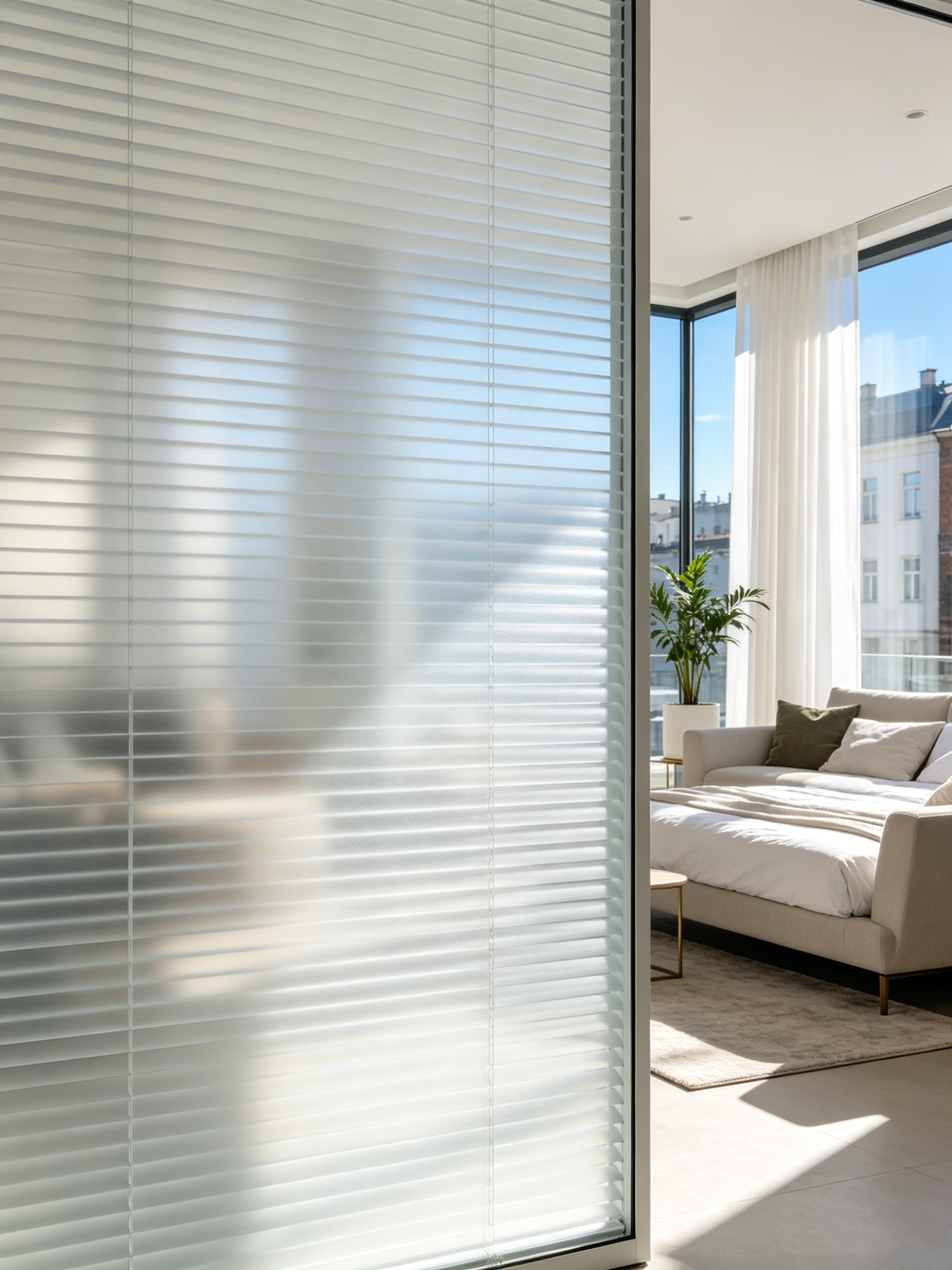 One-Way Imitation Blinds Privacy Window Cover